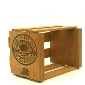 Napa Valley Box Company CD Holder Storage Crate